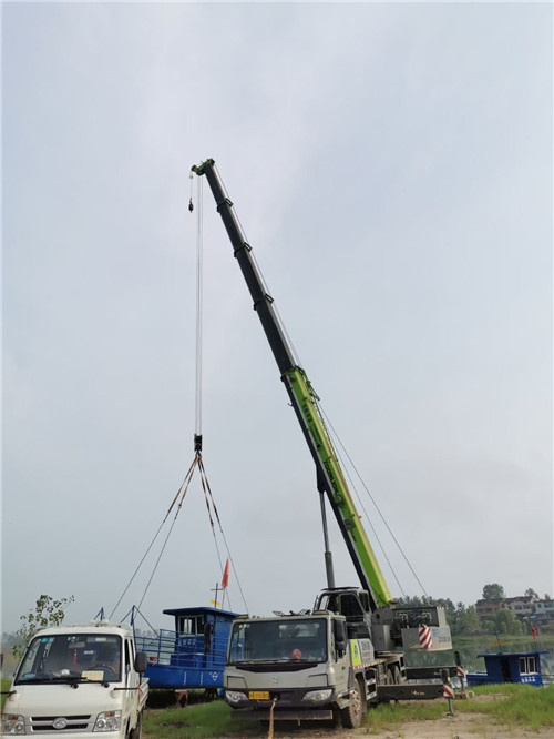 清城区桥梁建设吊装案例